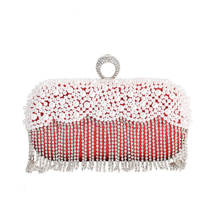 New Pearl Bag Dinner Bag European And American Women's Handbag Banquet Party Clutch Bag Evening Bag For Women