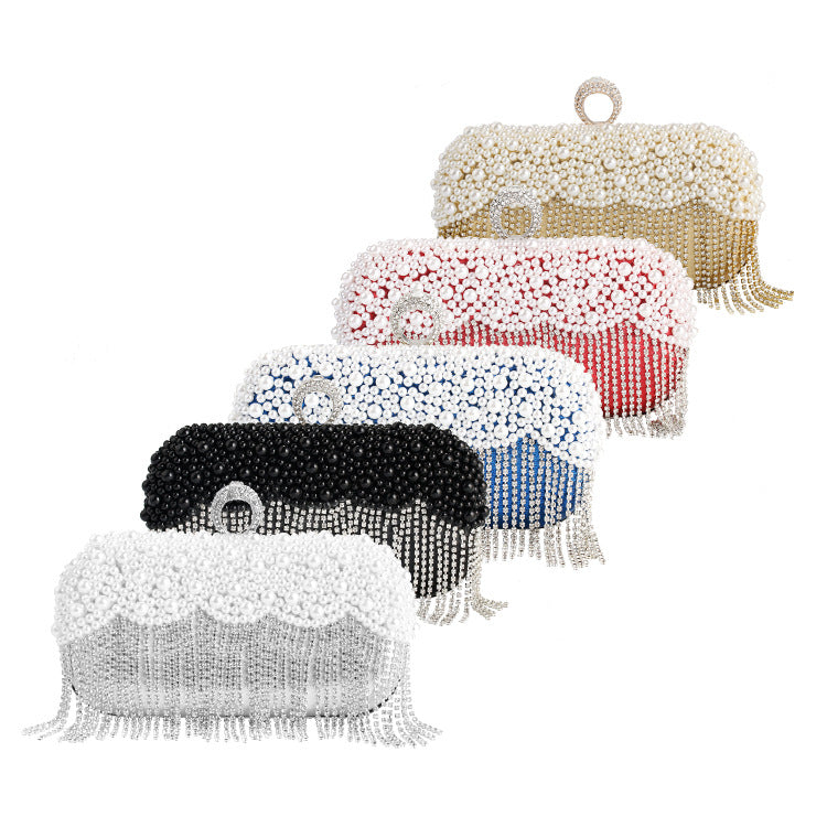 New Pearl Bag Dinner Bag European And American Women's Handbag Banquet Party Clutch Bag Evening Bag For Women