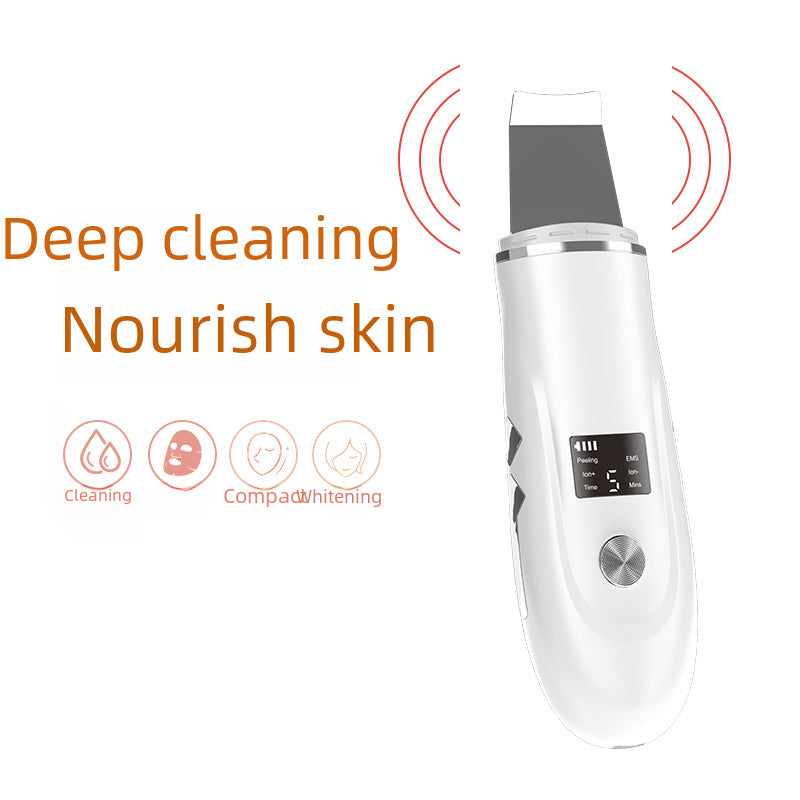 Face Care Blackhead Shovel Blackhead Removal Instrument Corneous Dead Skin Deep Cleaning Shovel Machine Ultrasonic Pore Scrubber