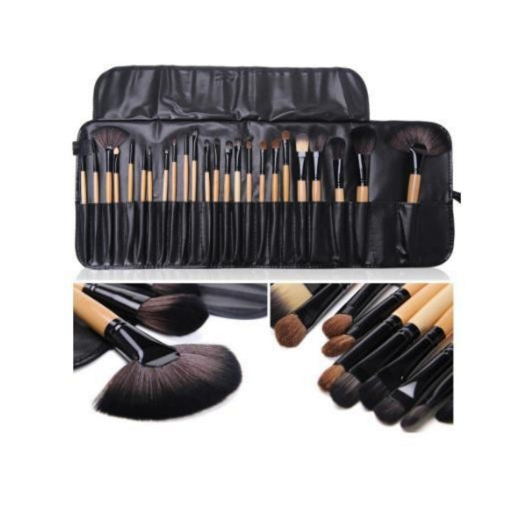 Makeup Brushes Spot Wood Color Makeup Brush Set 24 Pieces Free Brush Bag Makeup Beauty Tools