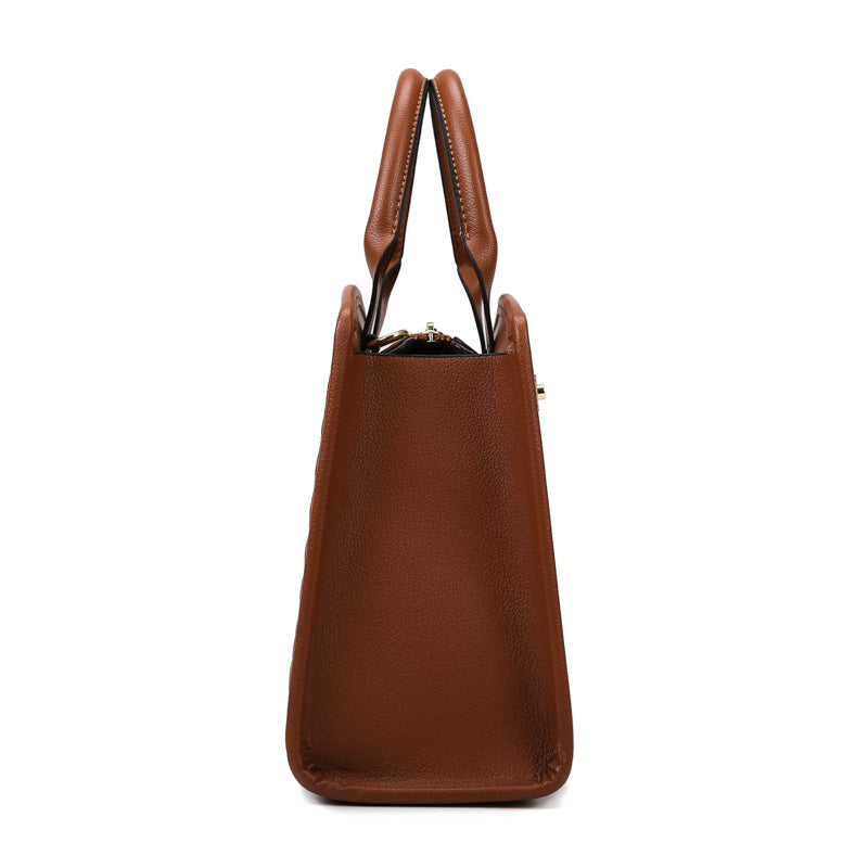 Solid Color Crocodile Pattern Women's Multifunctional 2023 New Women's Handbag Fashion New Shoulder Crossbody Bag