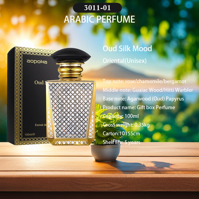 4 Arabic perfumes (100ml), unisex perfumes, fresh, gentle, charming and awakening the senses